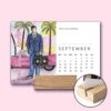 HS Wooden Desk Calendar 2022
